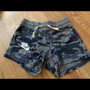 Camo Nike sweat shorts!